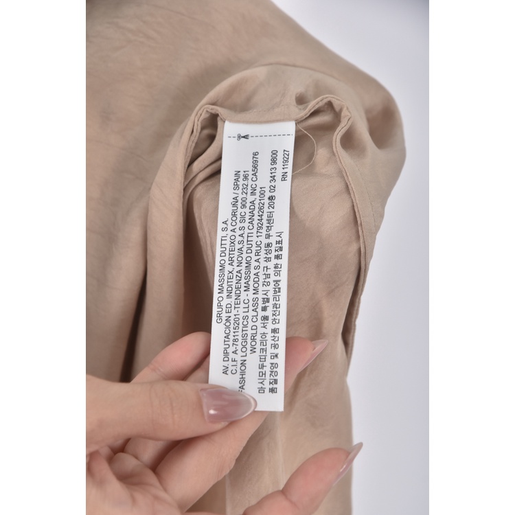 (S) massimo dutti質感黃色長裙二手衣, , large