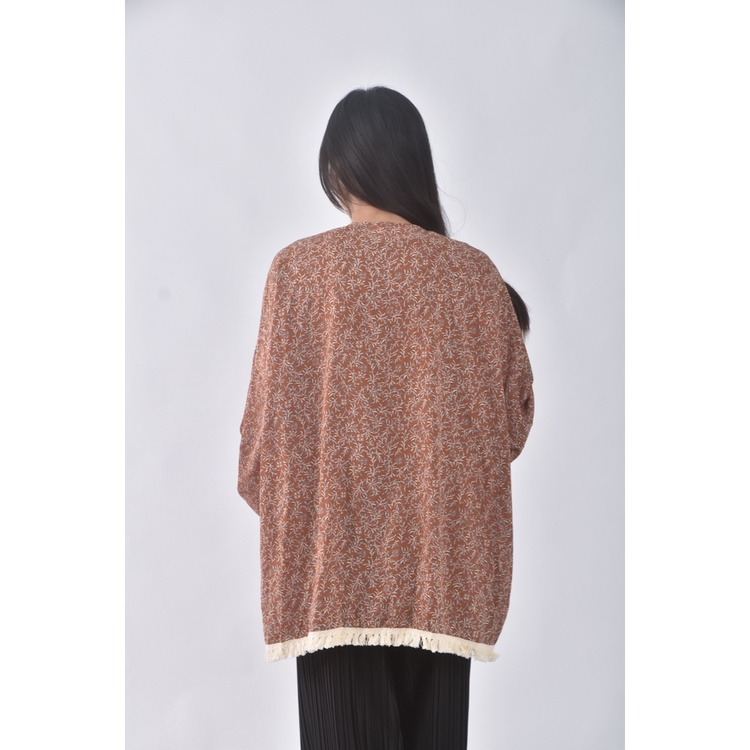 (S) shester質感橘色罩衫二手衣, , large