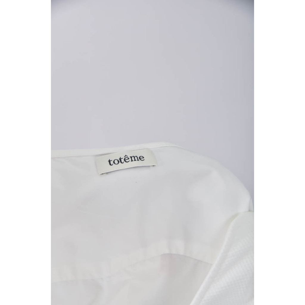 (M) toteme studio棉質純棉白色長袖上衣二手衣, , large