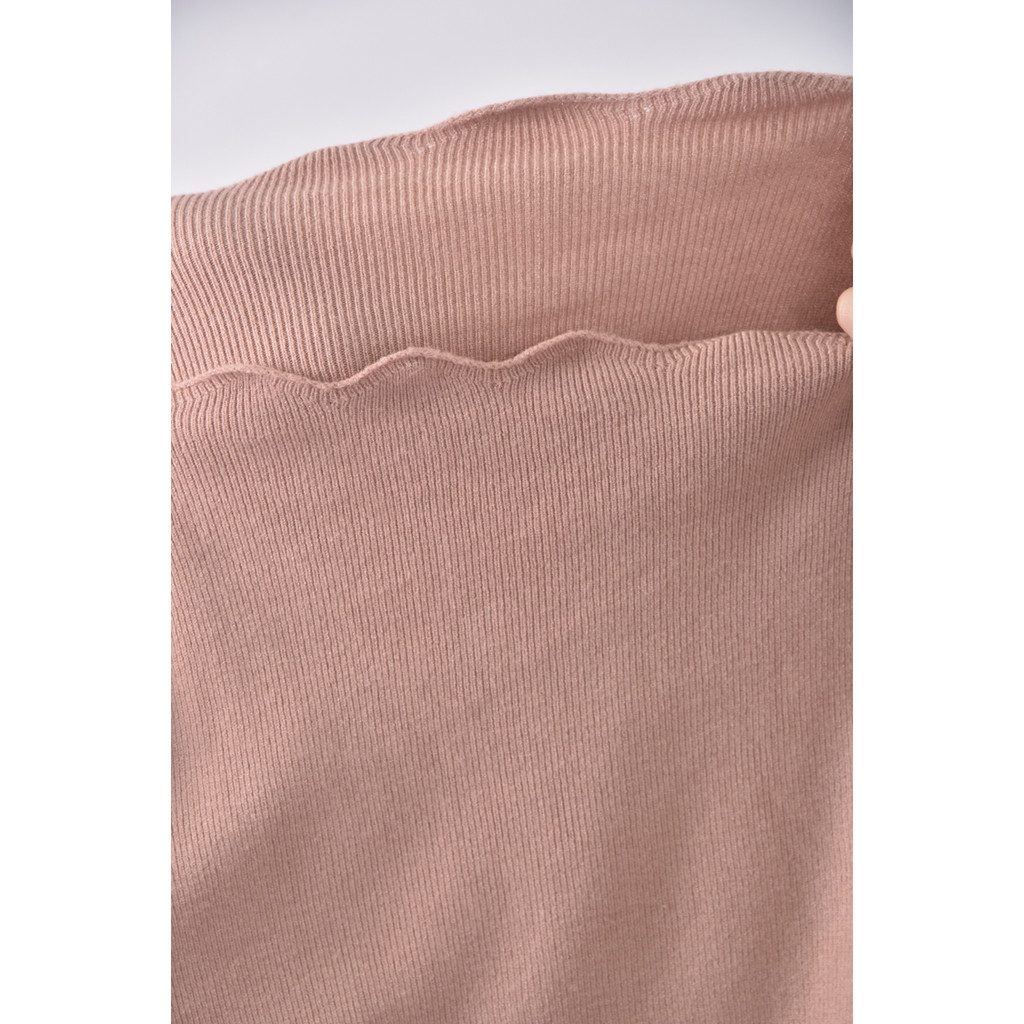 (S) 簡約粉色長袖上衣二手衣, , large