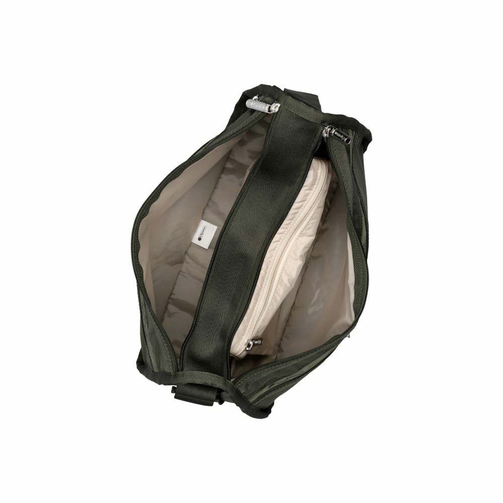 |快速出貨|Lesportsac Deluxe Everyday Bag簡約素面斜肩包側背包/ 橄欖綠, , large