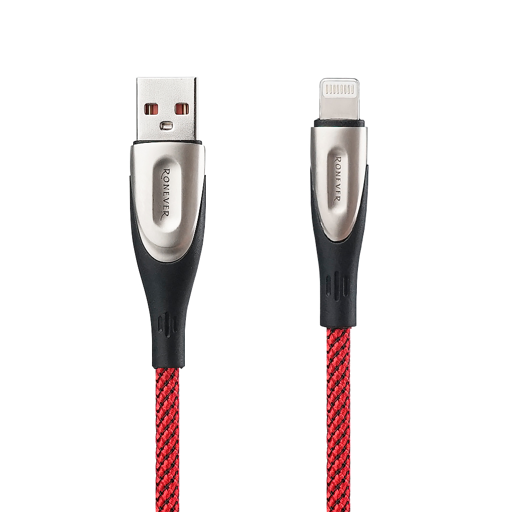 [RONEVER] 鋅合金充電傳輸線(Lightning) VPC180, , large