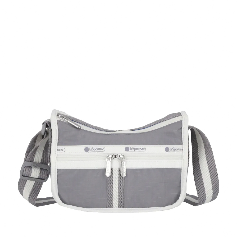 |快速出貨|Lesportsac Small Everyday Bag 小型斜背包 送禮推薦-滾邊寧靜灰, , large
