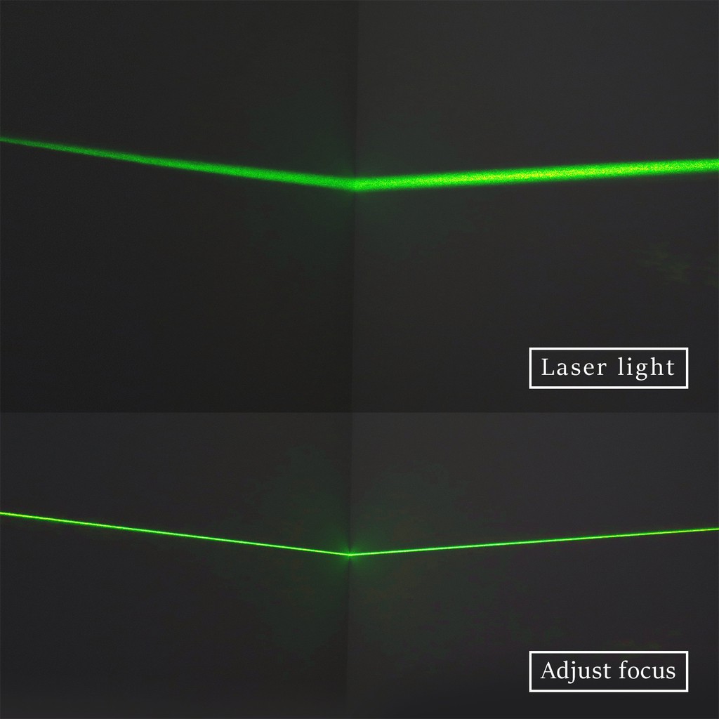 Adjustable Focus Laser Pointer / Green Beam with Adjustable Focus / 1 Set (Includes Base), , large