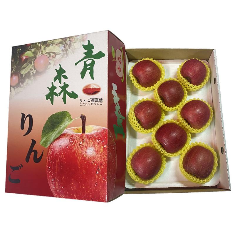 【一等鮮】日本青森蜜蘋果8入裝禮盒3盒(2.2kg/盒)(免運費), , large
