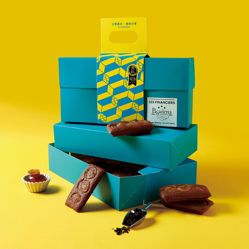 帕莎蒂娜 原生紅茶金柑費南雪禮盒(8入), , large