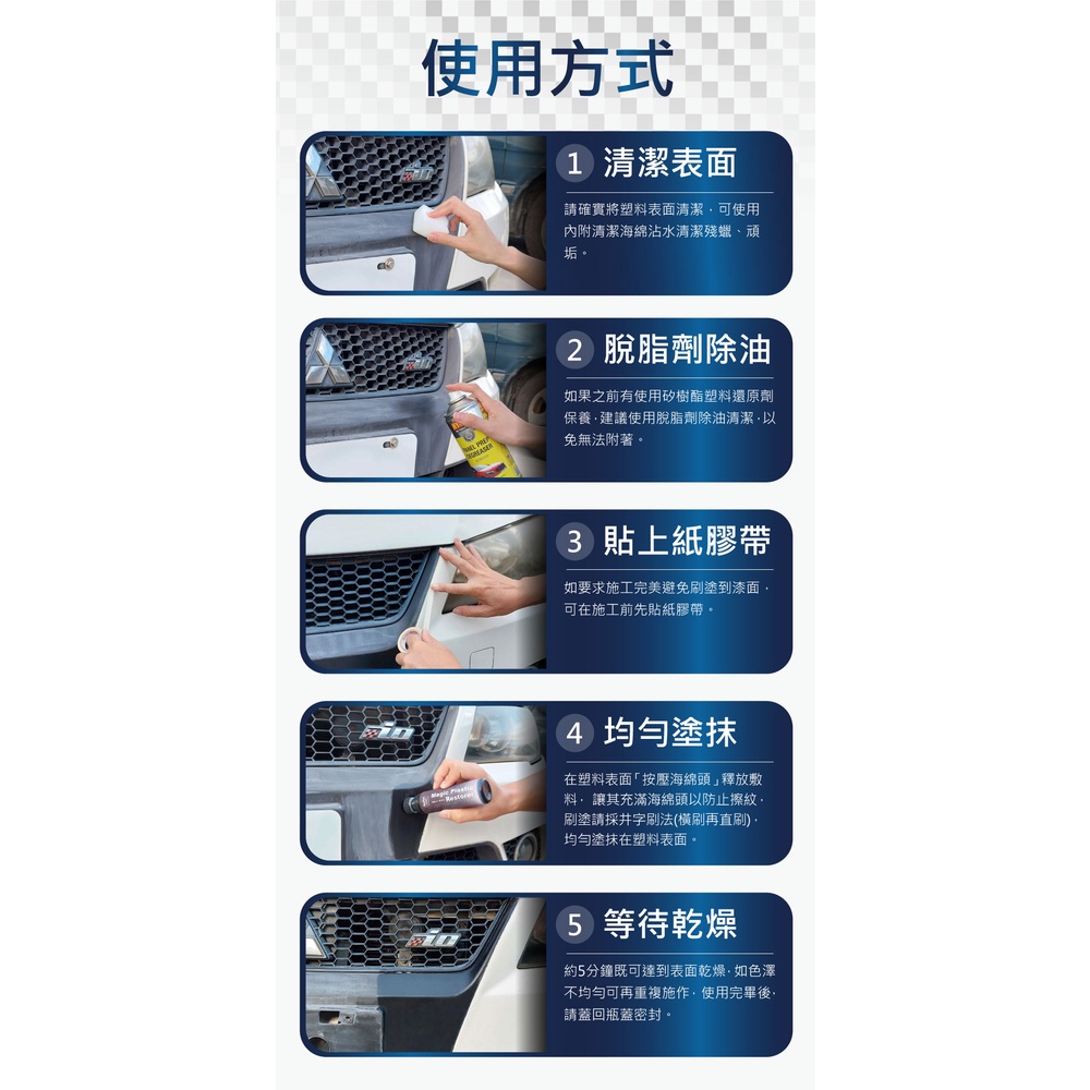 AutoCare 魔塑白化修復漆 塑料白化 塑件白化 機車內裝白化 塑膠白化, , large