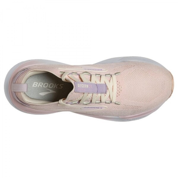 Brooks Glycerin Stealthfit 21 Blush 女 慢跑鞋 路跑 粉 [1204101B665], , large
