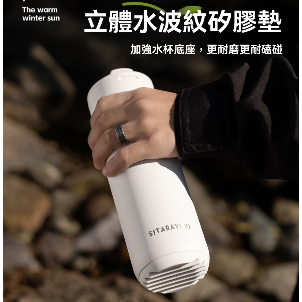 【H&R安室家】SITARAYURI 便攜雙飲304不鏽鋼保溫瓶527ml(H84), , large