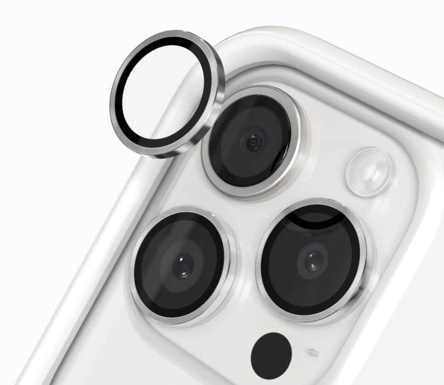【RHINOSHIELD 犀牛盾】 iPhone 16 Pro/PM鏡頭保護貼-銀, , large