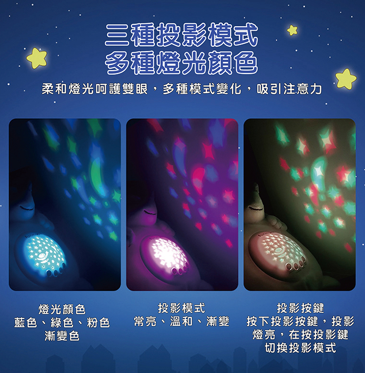 【啾愛你】聲光投影幼兒安撫機-牛牛, , large