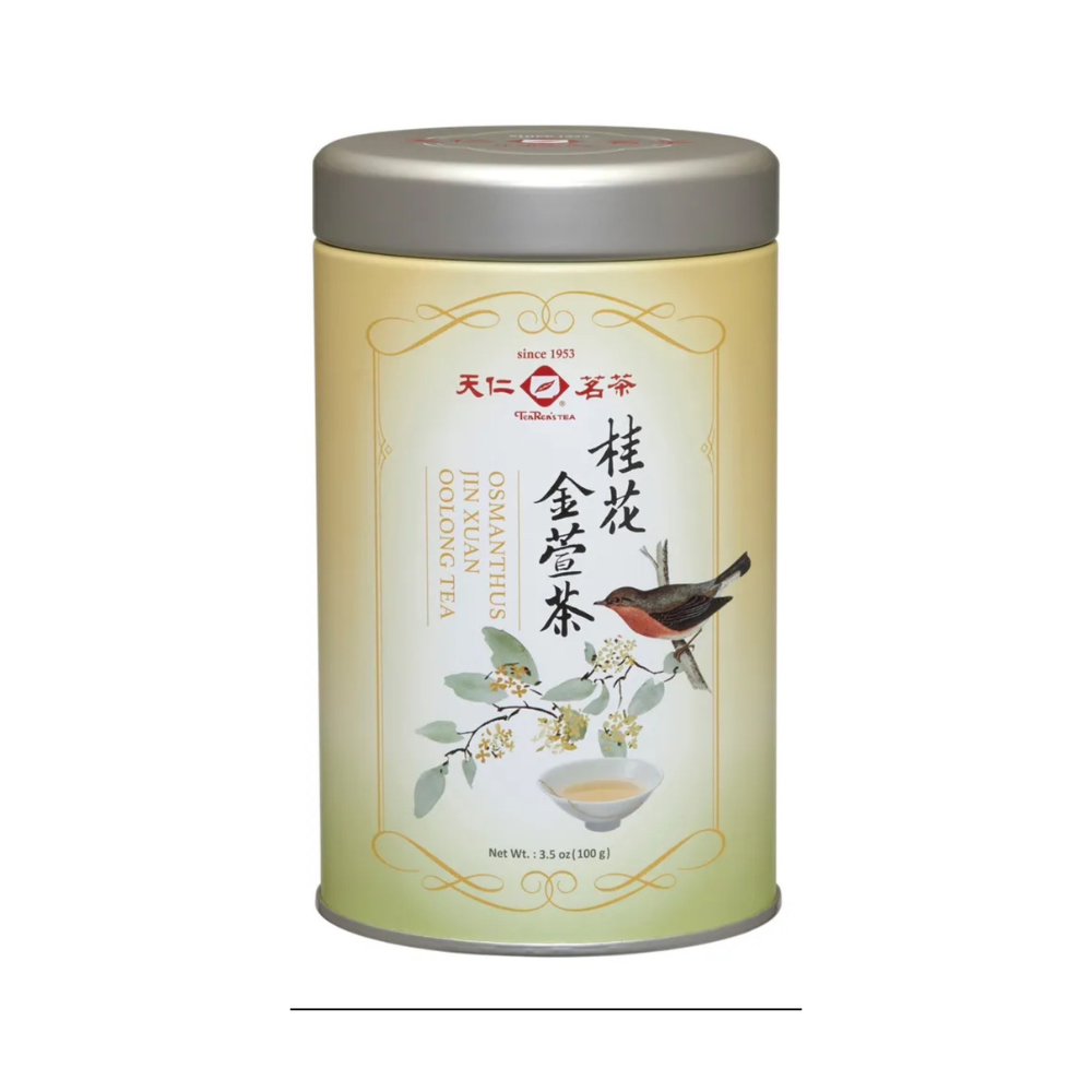 天仁桂花金萱茶小巧罐, , large