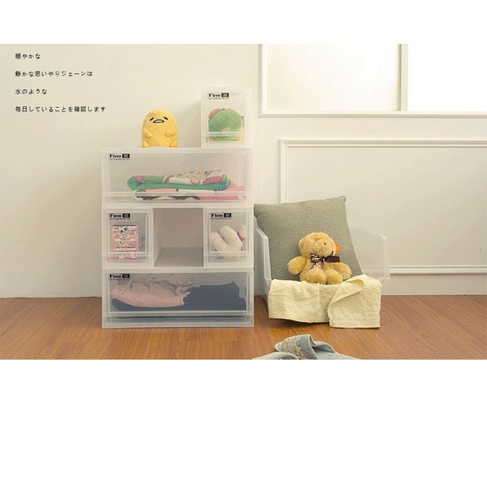 【Y HOUSE】Japanese style small fresh storage drawer cabinet/storage box/storage box-Specification M, , large
