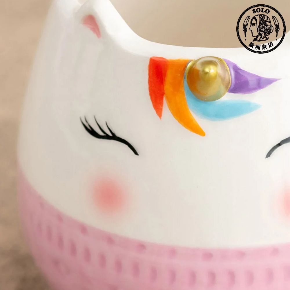 【SOLO歐洲家居】LCW Home 350ml 夢幻獨角獸造型杯 馬克杯, , large