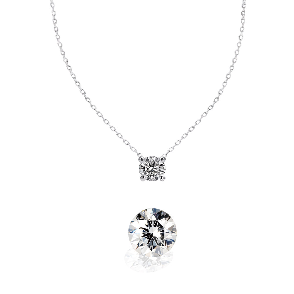 BÉLLE MADAME Starlit Promise – The One and Only 0.30ct Diamond Necklace + 0.50ct Loose Diamond