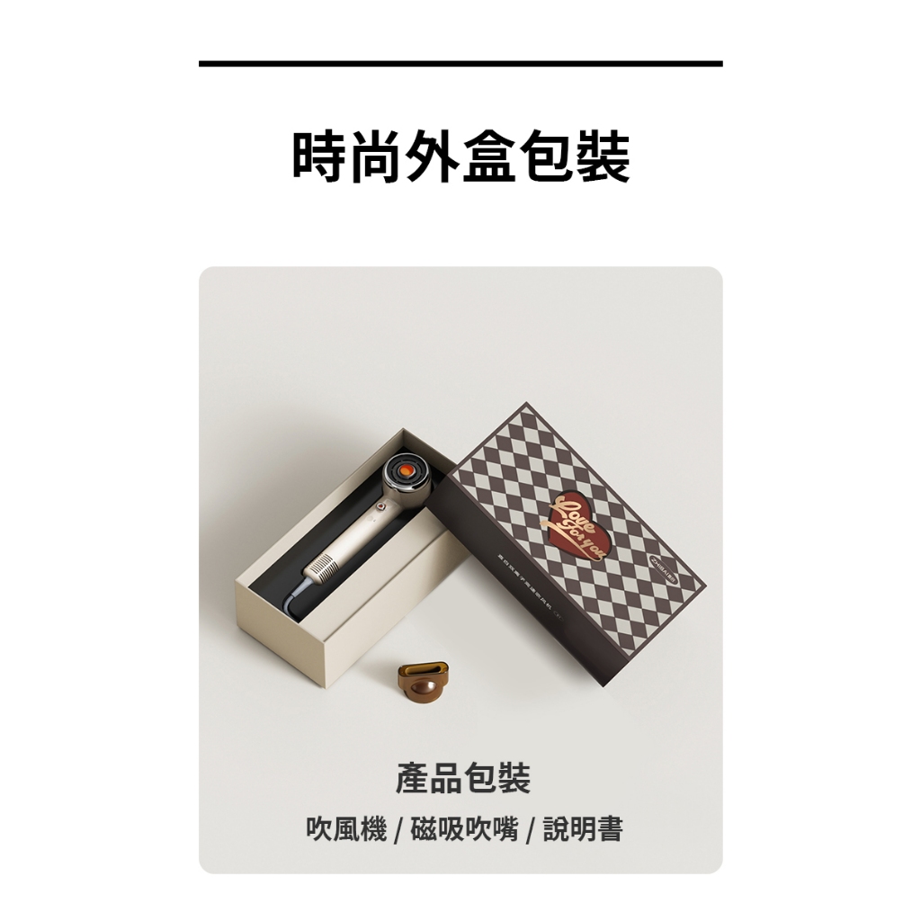 ZHIBAI 直白&nbsp;高速BLDC正負離子吹風機-台灣總代理通過BSMI認證保固2年-小甜筒-兩色可選(S1), , large