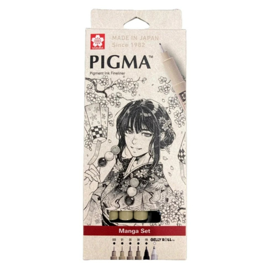 SAKURA櫻花 PIGMA筆格邁漫畫代針筆(套組), , large