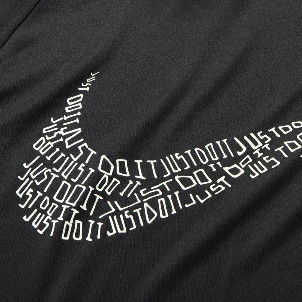 NIKE JDI SWOOSH 成人男性短袖防曬衣 健身 戶外運動 吸汗 乾爽 透氣 彈性 舒適 抗UV 黑 亮綠 藍綠, , large