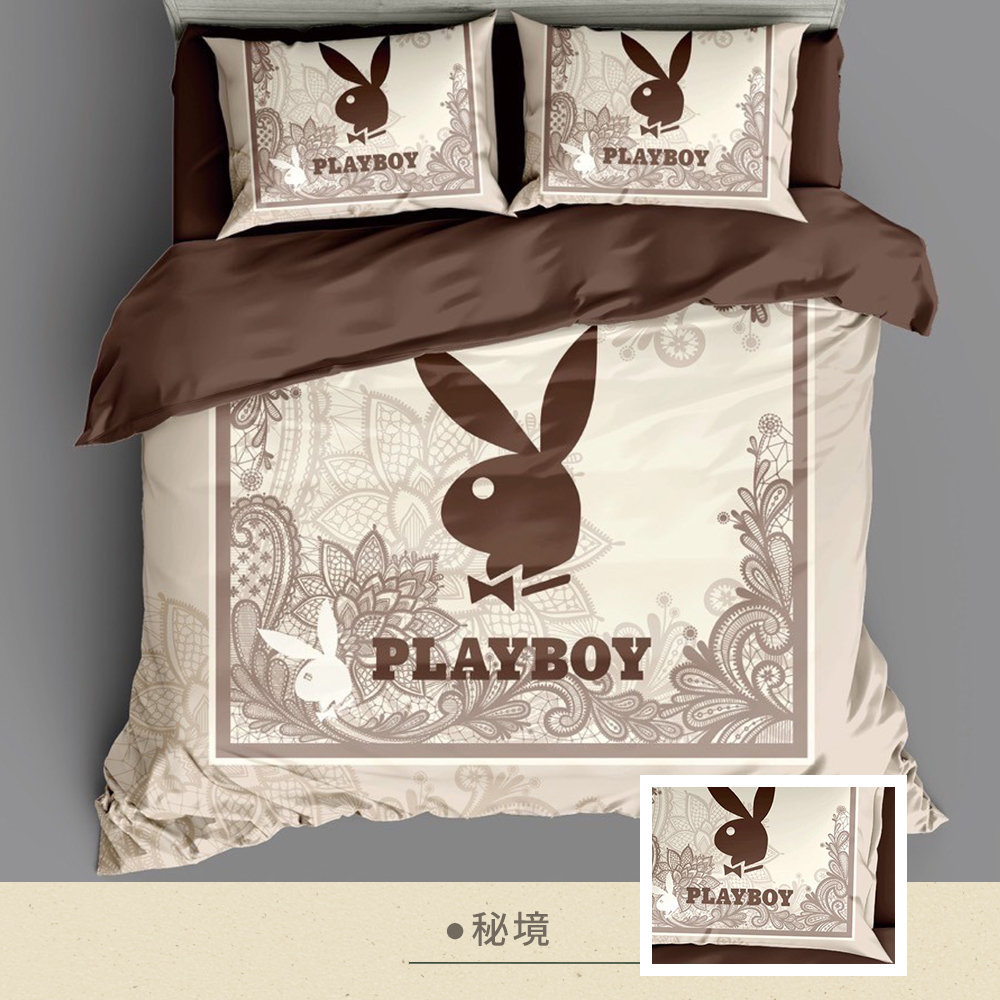 【Galatea 葛拉蒂】PLAYBOY 雙人床包兩用被組(多款任選）, , large