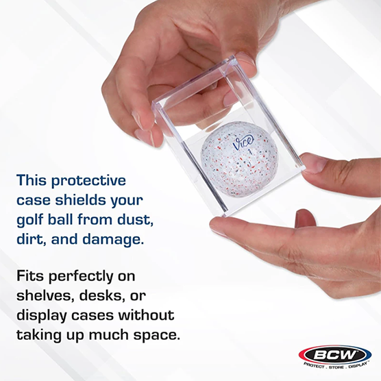 BCW Golf Ball Display Cases – 6 Pack Acrylic Boxes, , large