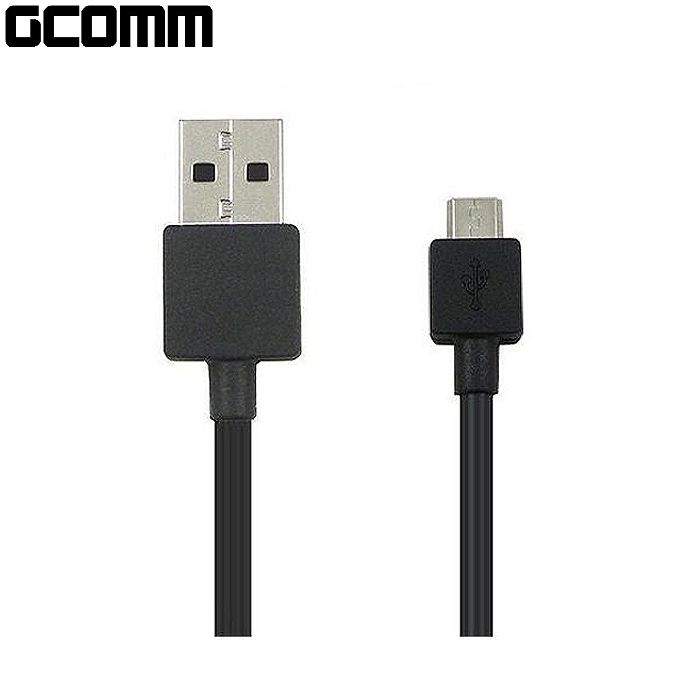 GCOMM MicroUSB to USB 1公尺 充電傳輸線 經典黑, , large