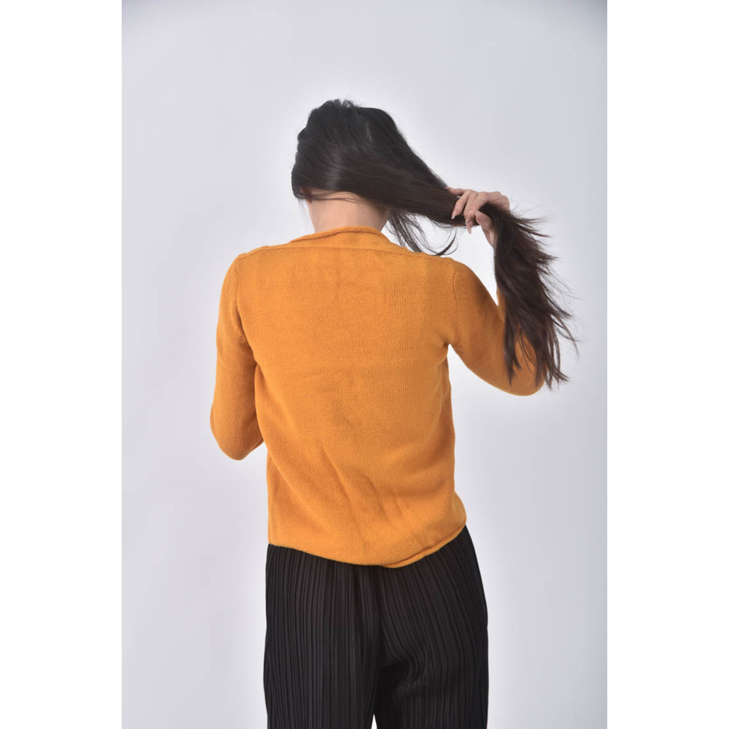 (S) liviana conti黃色長袖上衣二手衣, , large