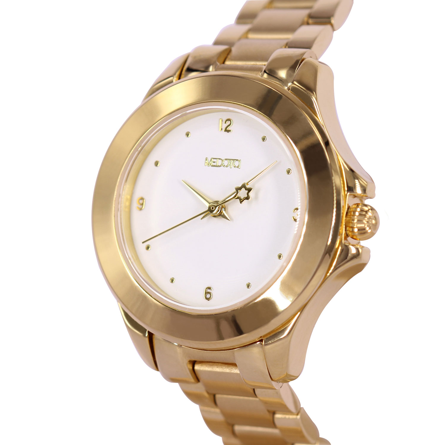 [MEDOTA] DAISY minimalist ladies watch-Gold&White / DS-9805, , large