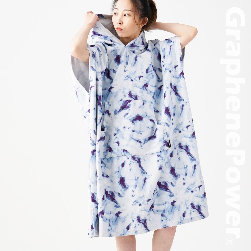 [GraphenePower] 石墨烯多功能連帽斗篷/毛巾衣(大人款), , large
