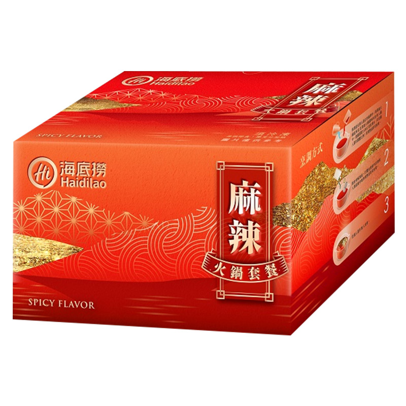 海底撈 麻辣火鍋套餐1165g(冷凍), , large