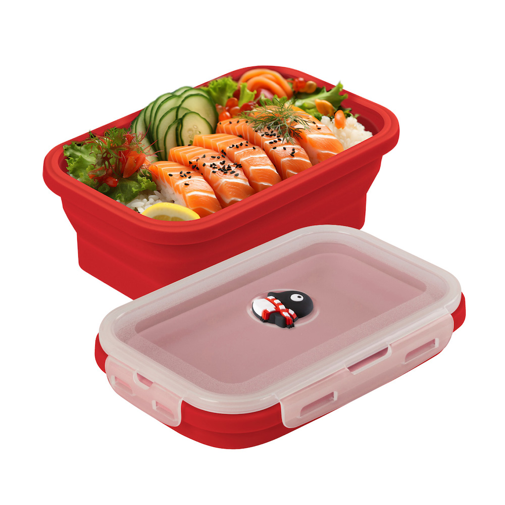 Silicone Foldable Food Container-PEN-12, , large