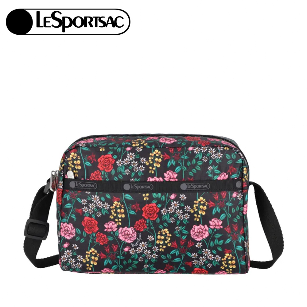 |快速出貨|Lesportsac Daniella Crossbody 拉鍊斜背包 側背包 送禮-馥郁花語, , large