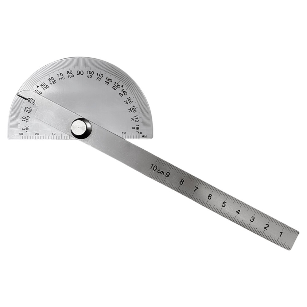 不鏽鋼半圓分度規(90*150mm實心), , large