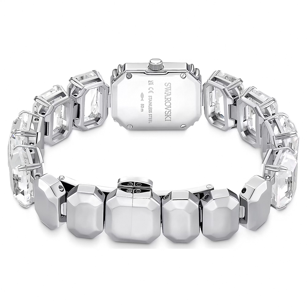SWAROVSKI 施華洛世奇 八角方形水晶手鍊手錶 女錶-23x17mm(5621173), , large