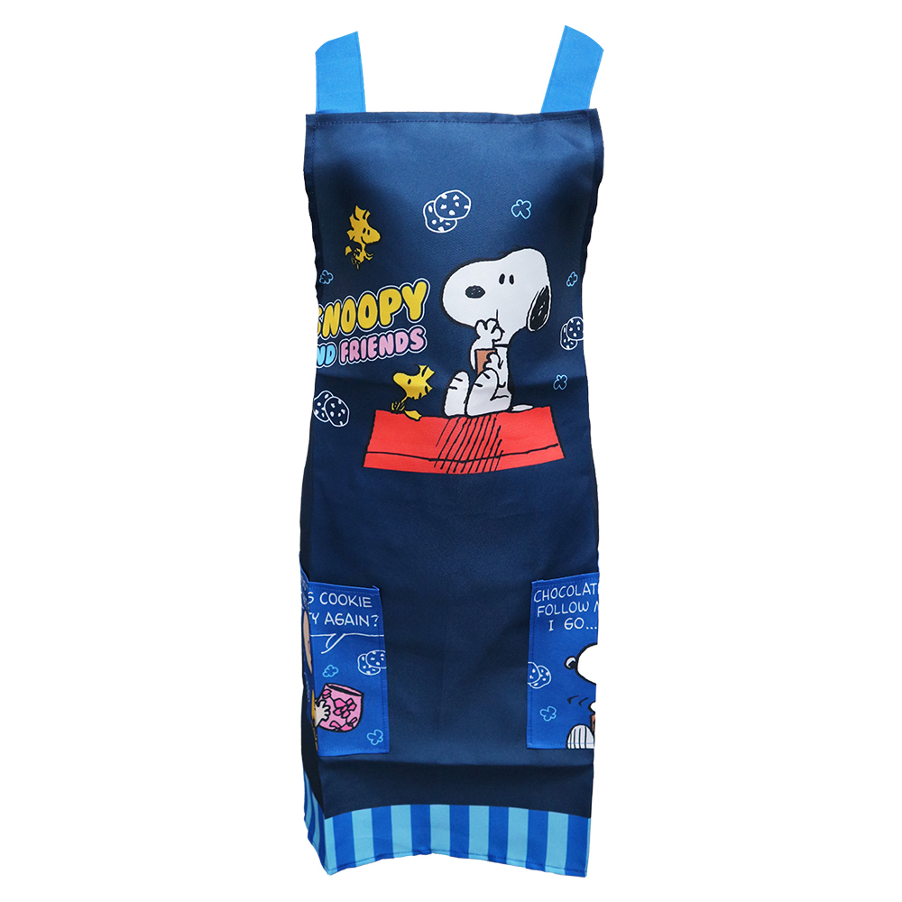 SNOOPY 史努比 兩口袋圍裙-4件, , large