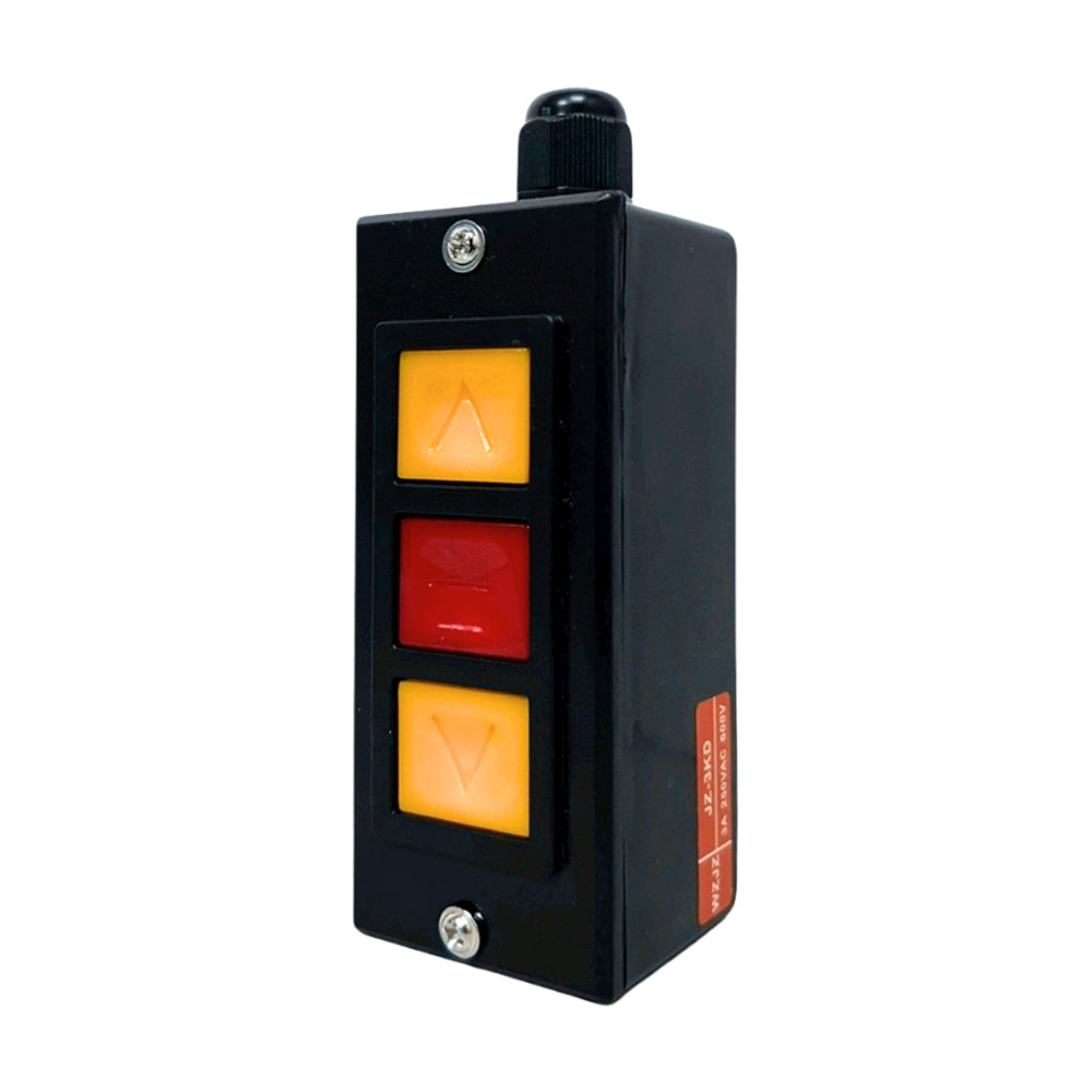 Iron roller door snap switch / External type with base + cable connector, , large