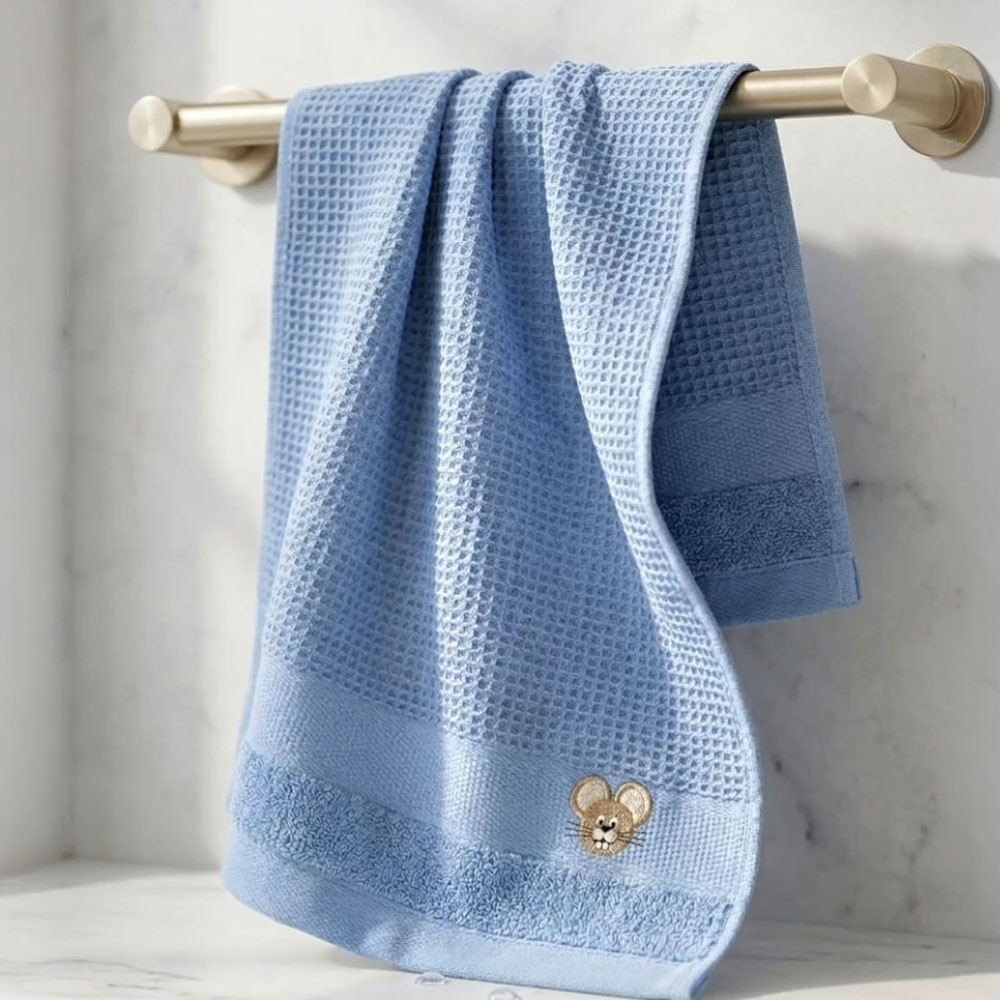 [Kaimei Cotton Industry] excellent pure cotton mesh, skin-friendly adult towel/bath towel/face towel/towel, big-eared rat style, , large