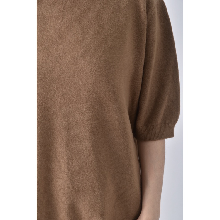 (M) 【房業涵私服】srrissa毛衣棕色短袖上衣二手衣, , large