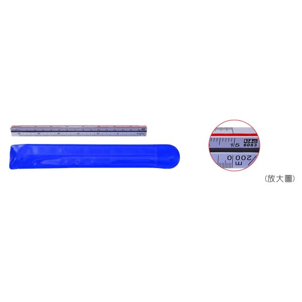 【 徠福 】鋁合金比例尺15公分 / 支 NO.6083, , large