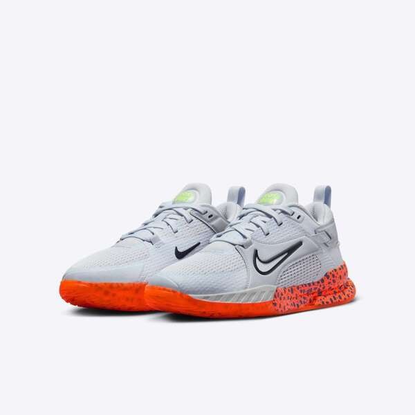 [Kixpress] Nike Crosscourt Electric GS 大童 籃球鞋 運動鞋 室內 灰橘 [FV3474-001], , large