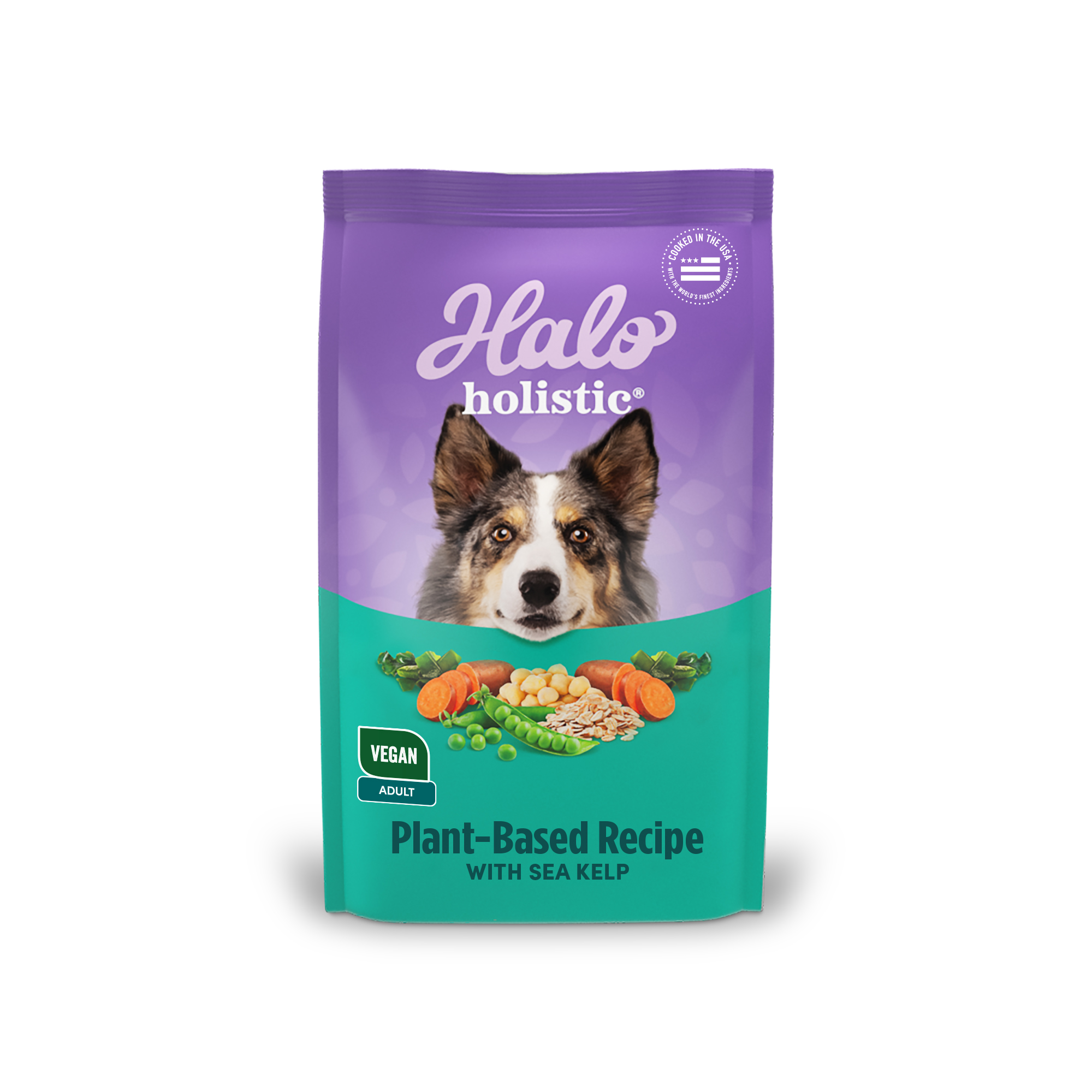 【拉拉寵物小舖】美國 HALO 嘿囉 狗飼料 成犬低敏舒膚海藻3.5磅 低敏感 天然糧 WDJ推薦 高含肉量 素食, , large