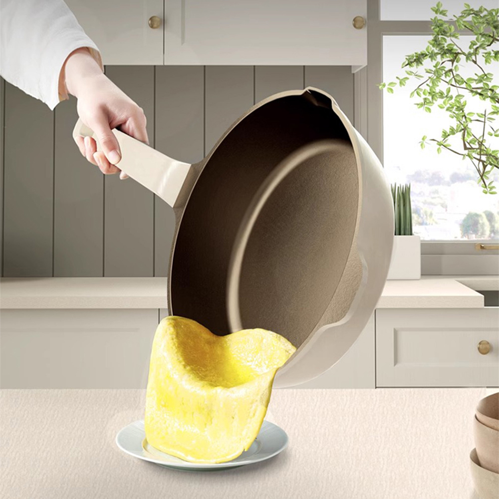 【Sushar小菜丫】鈦晶鋁合金 不沾鍋 鈦鍋 30cm深煎鍋 IH全對應(贈原廠玻璃蓋), , large