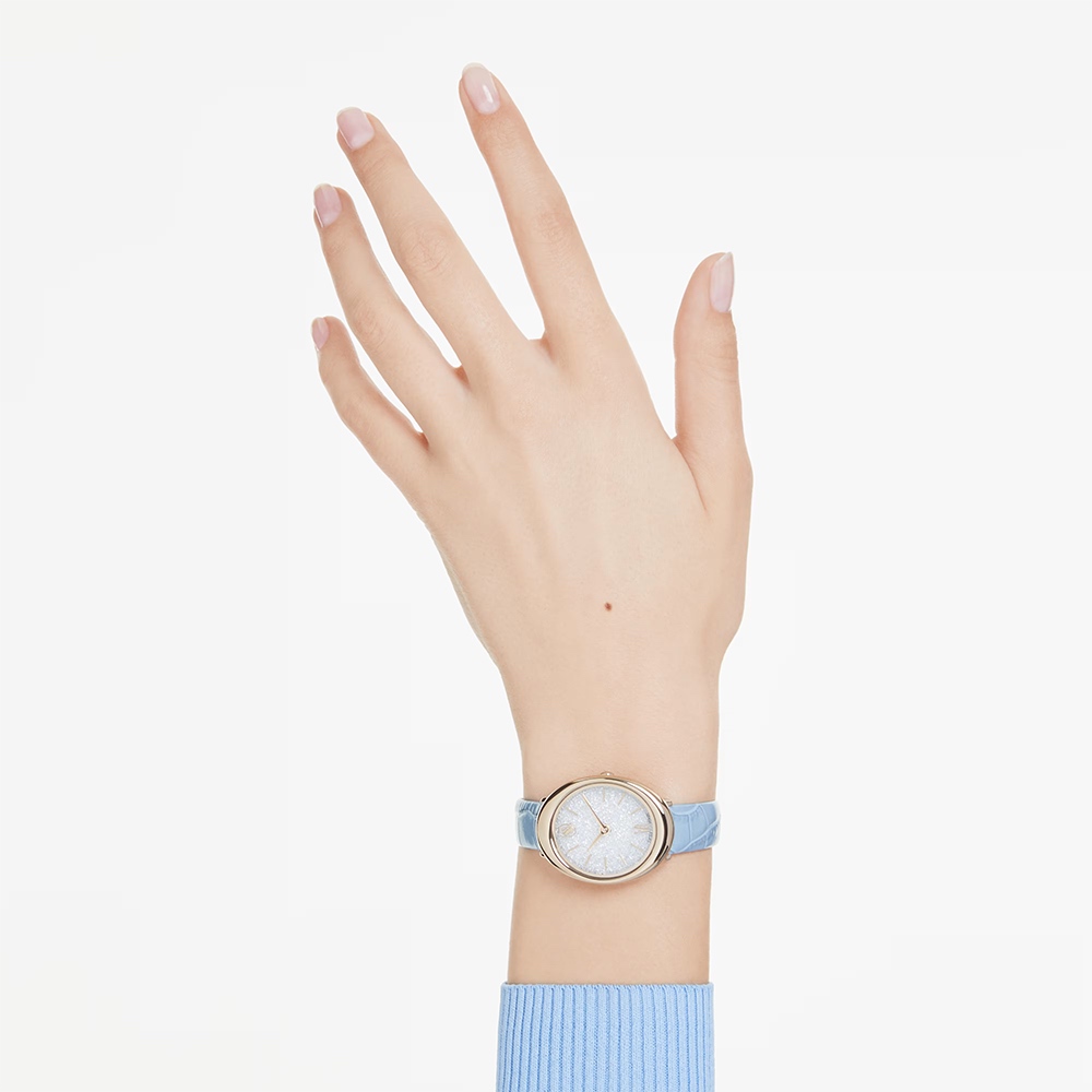 SWAROVSKI 施華洛世奇 Imber 璀璨水晶橢圓形手錶 女錶-37 x 30mm(5717539), , large