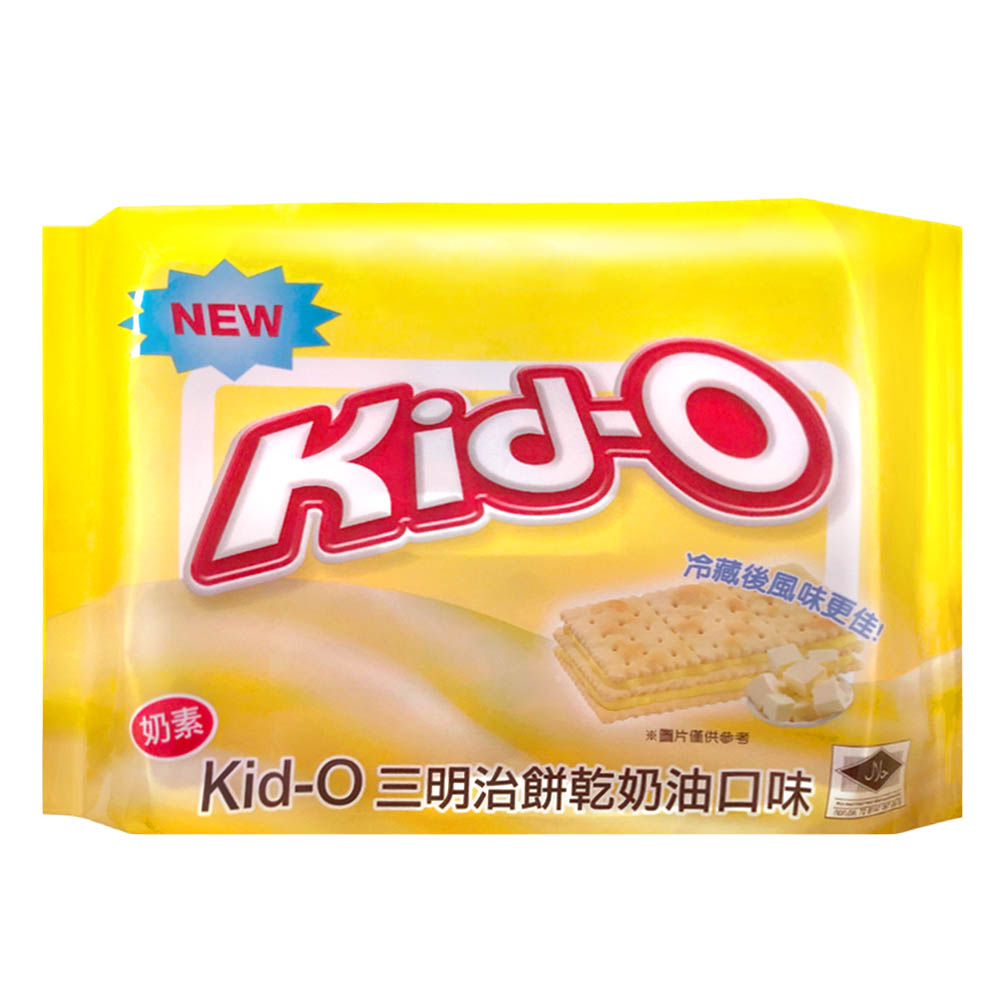 Kid-O Creamy Butter CrackerSandwich 340g, , large