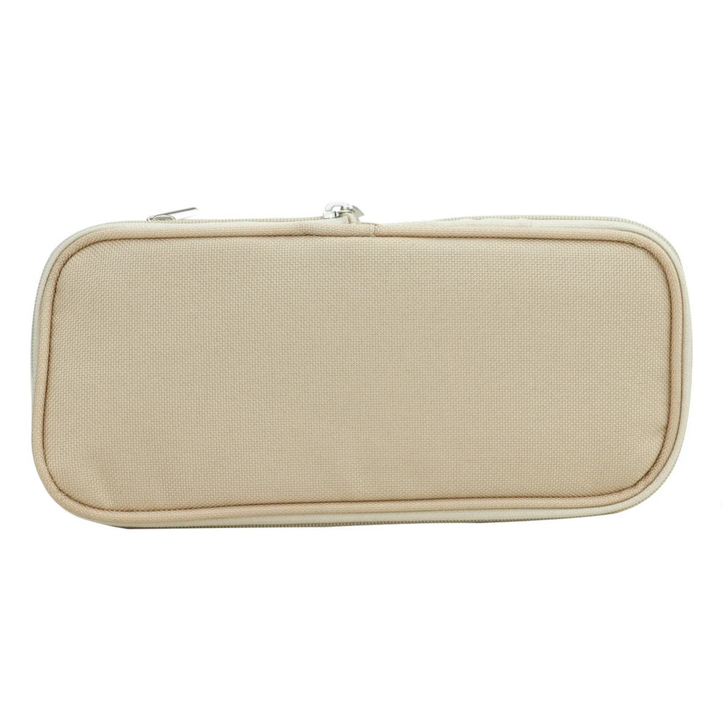 力大牌ABEL 擴充式隨行筆帶收納袋(08702)  灰藍/粉藕粉藕, , large