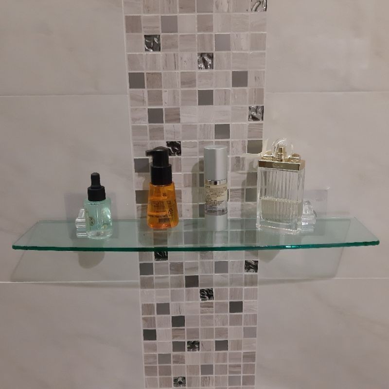 [Beargood sticker] Long Acrylic Wall Shelf, , large