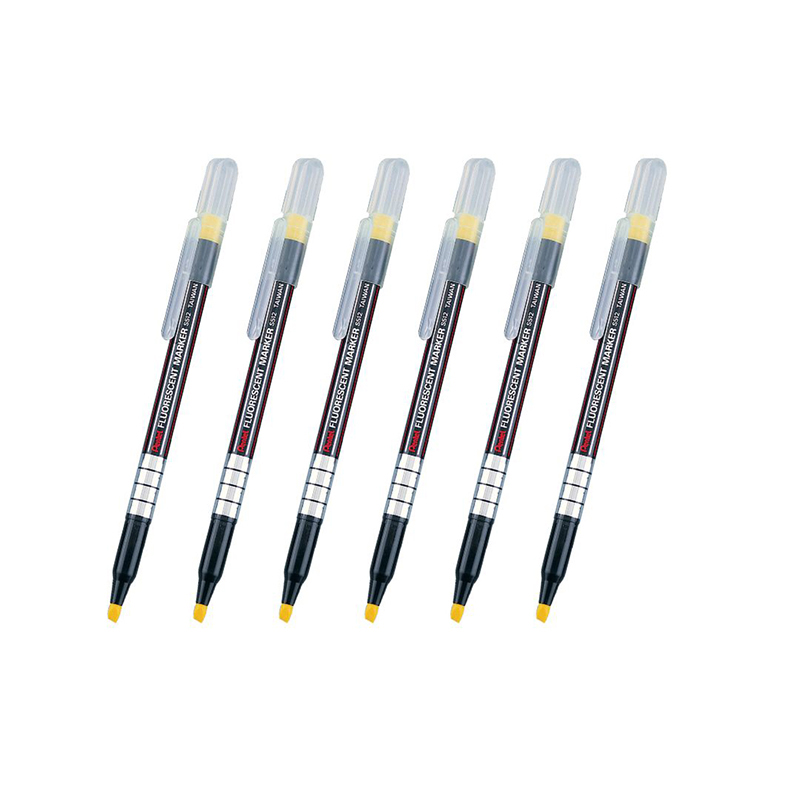飛龍WPS512-G6 螢光筆黃6 入, , large
