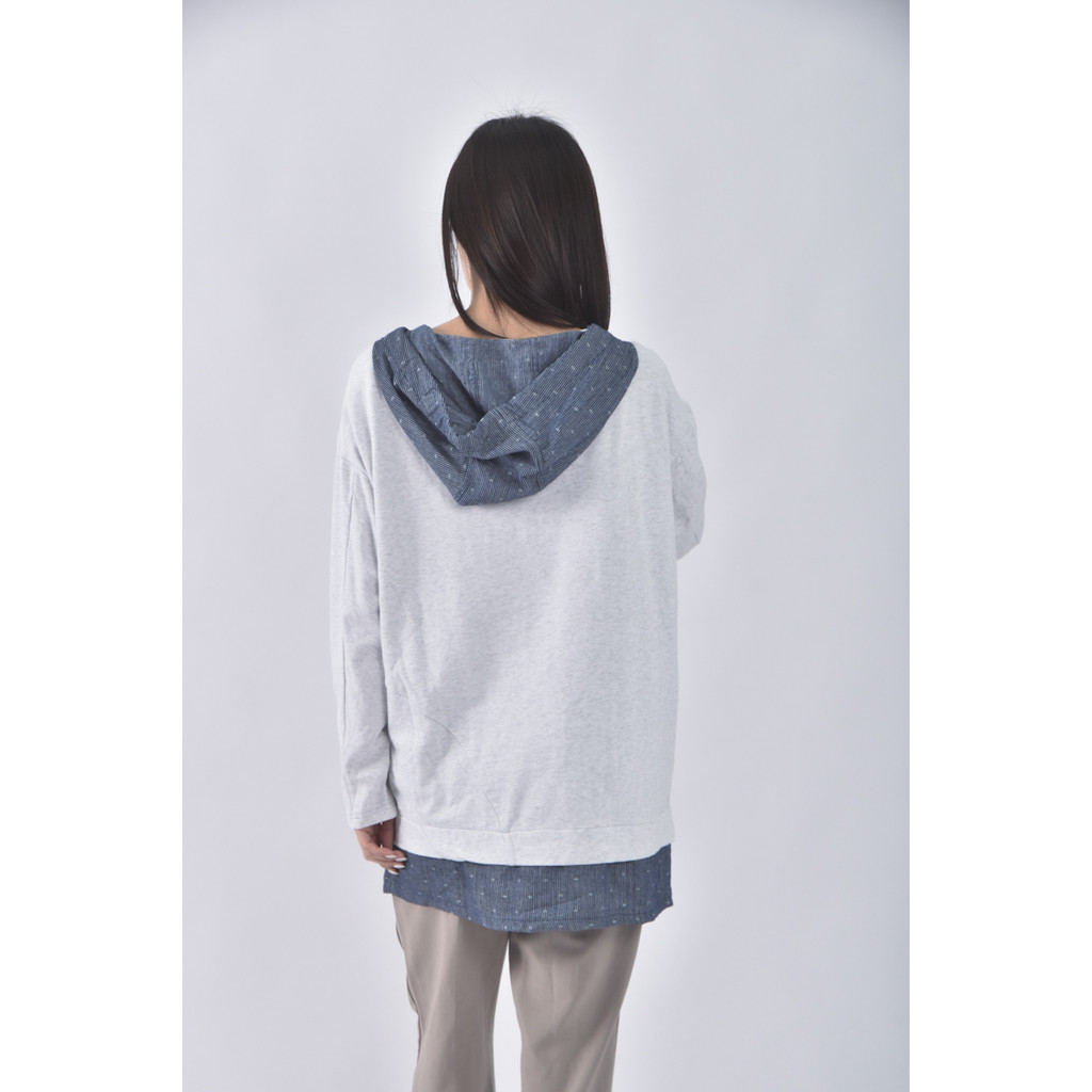 (XL) s d g連帽灰色長袖上衣二手衣, , large