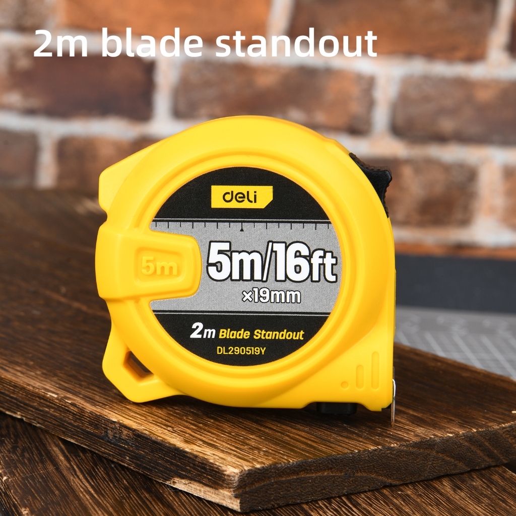【deli tools】8M Steel Measuring Tape Upgraded Semi-Pro Series, , large