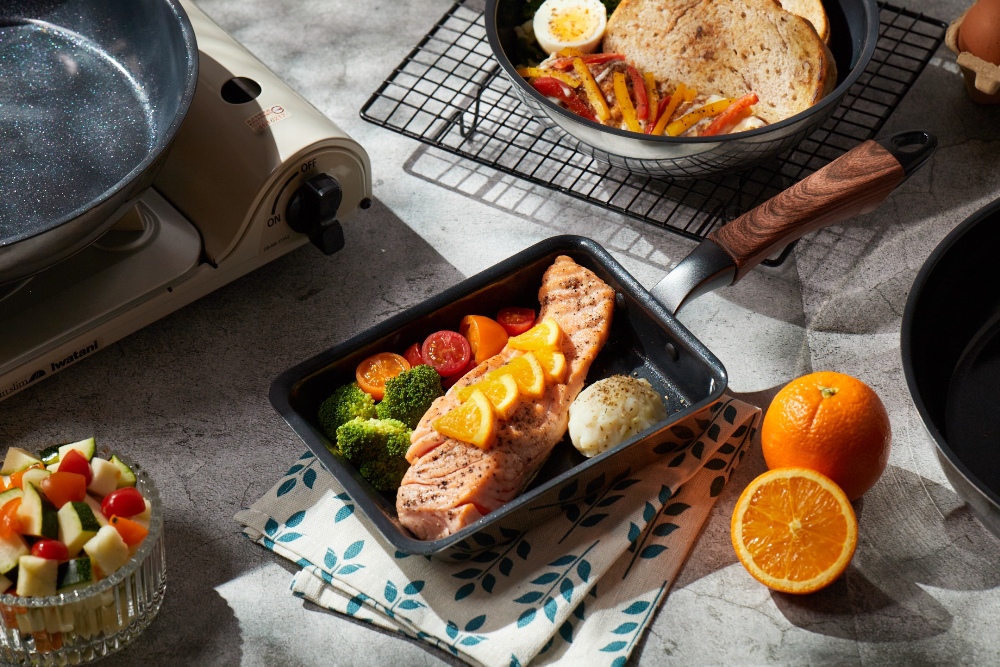 【hokua】Mecera Zero Ceramic IH Non-stick egg pan 13x18cm, , large