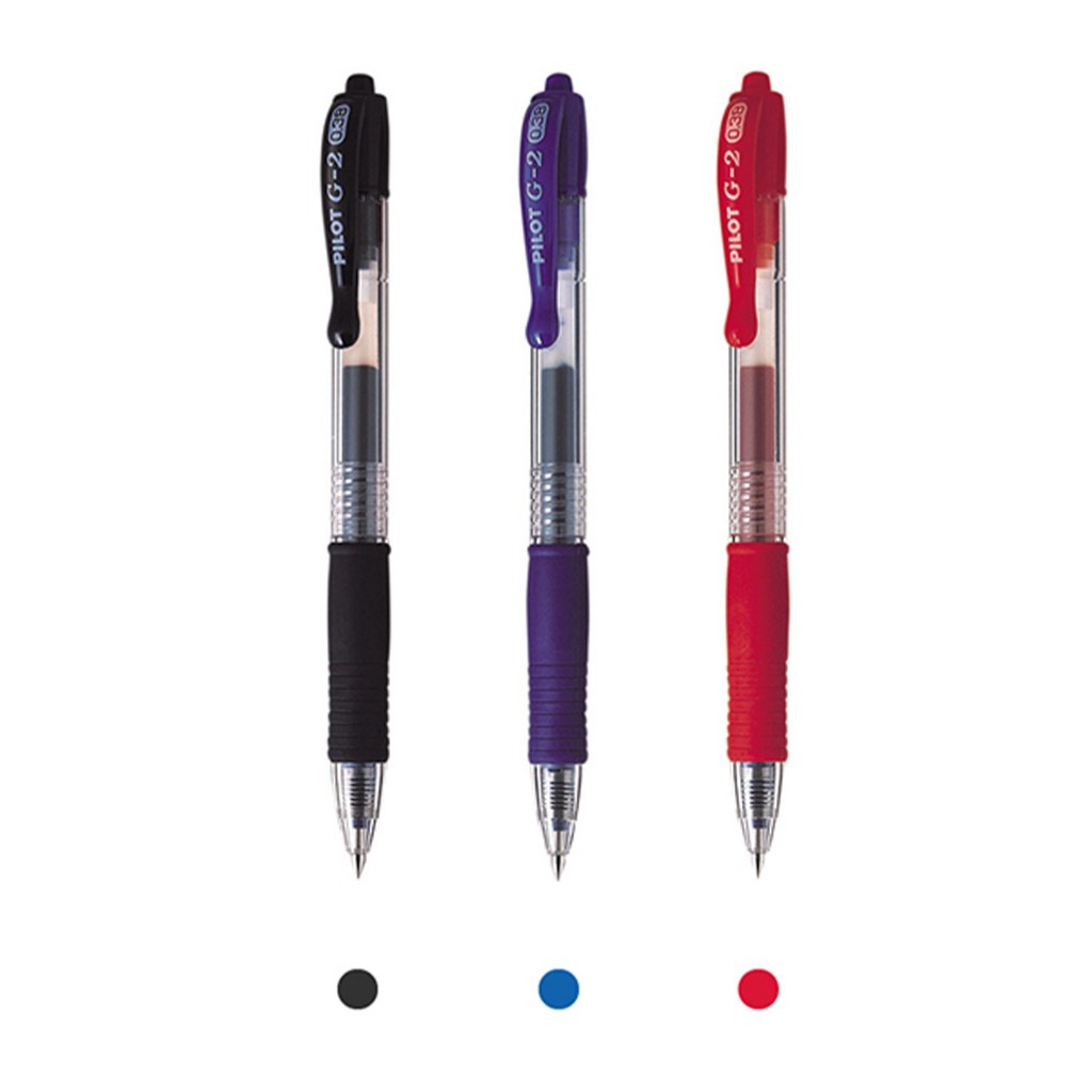 PILOT百樂 G-2中性筆 0.38mm (多色)*藍